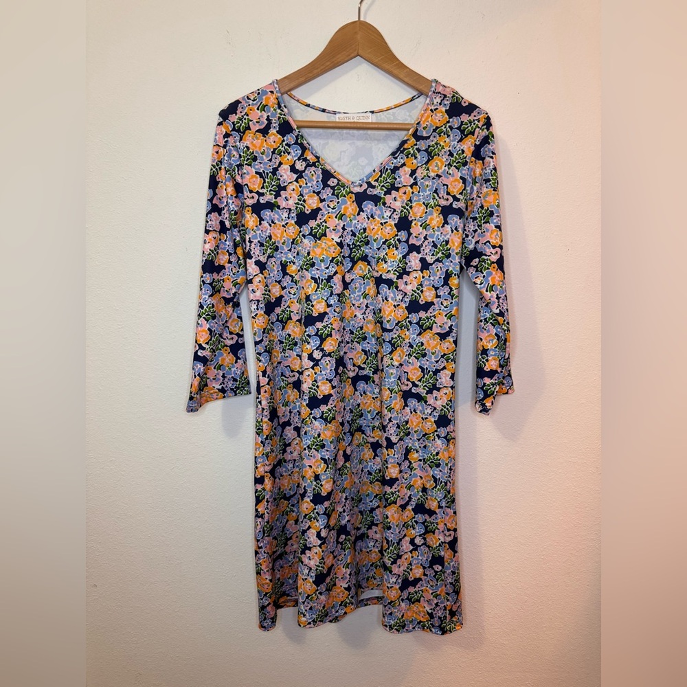 NEW Smith & Quinn Medium Floral V-Neck Dress